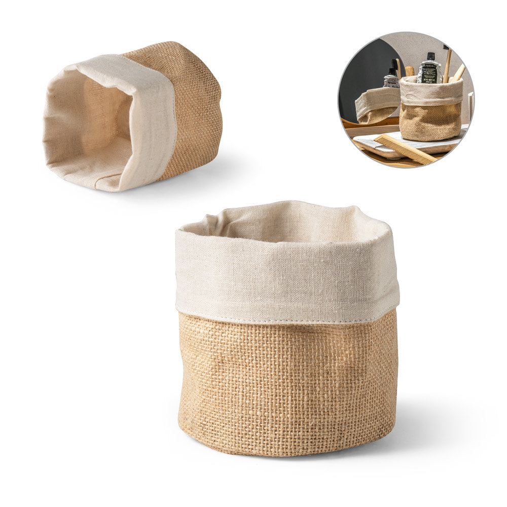 Ducasse. Multi-Purpose Bag In Jute (260G/M²) And Cotton (120G/M²)