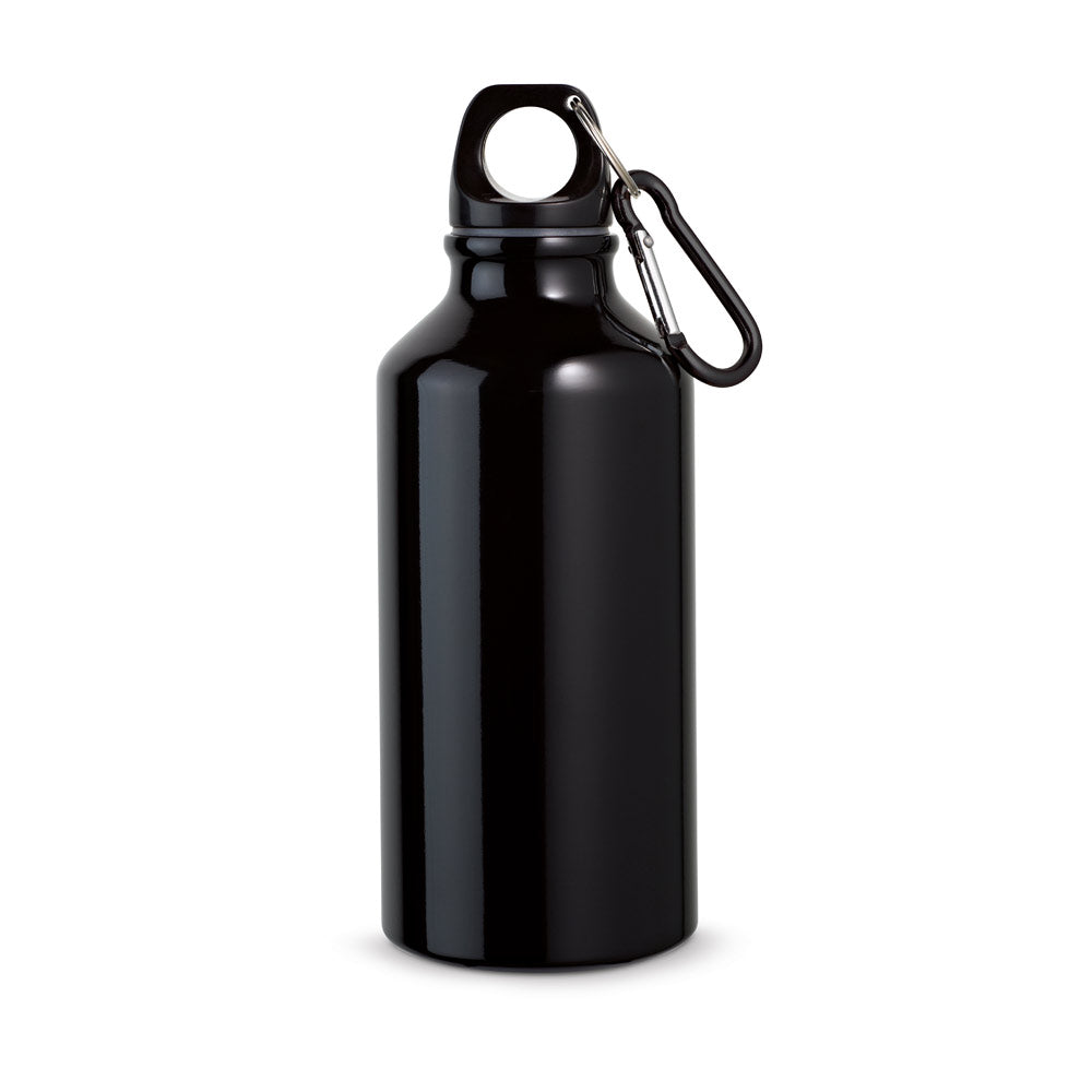 Landscape S. Aluminium Sports Bottle With Carabiner 400 Ml