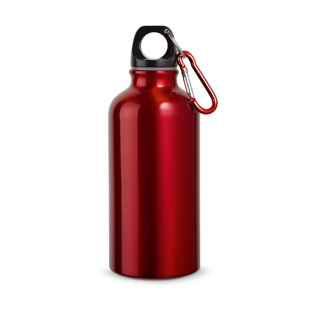 Landscape S. Aluminium Sports Bottle With Carabiner 400 Ml
