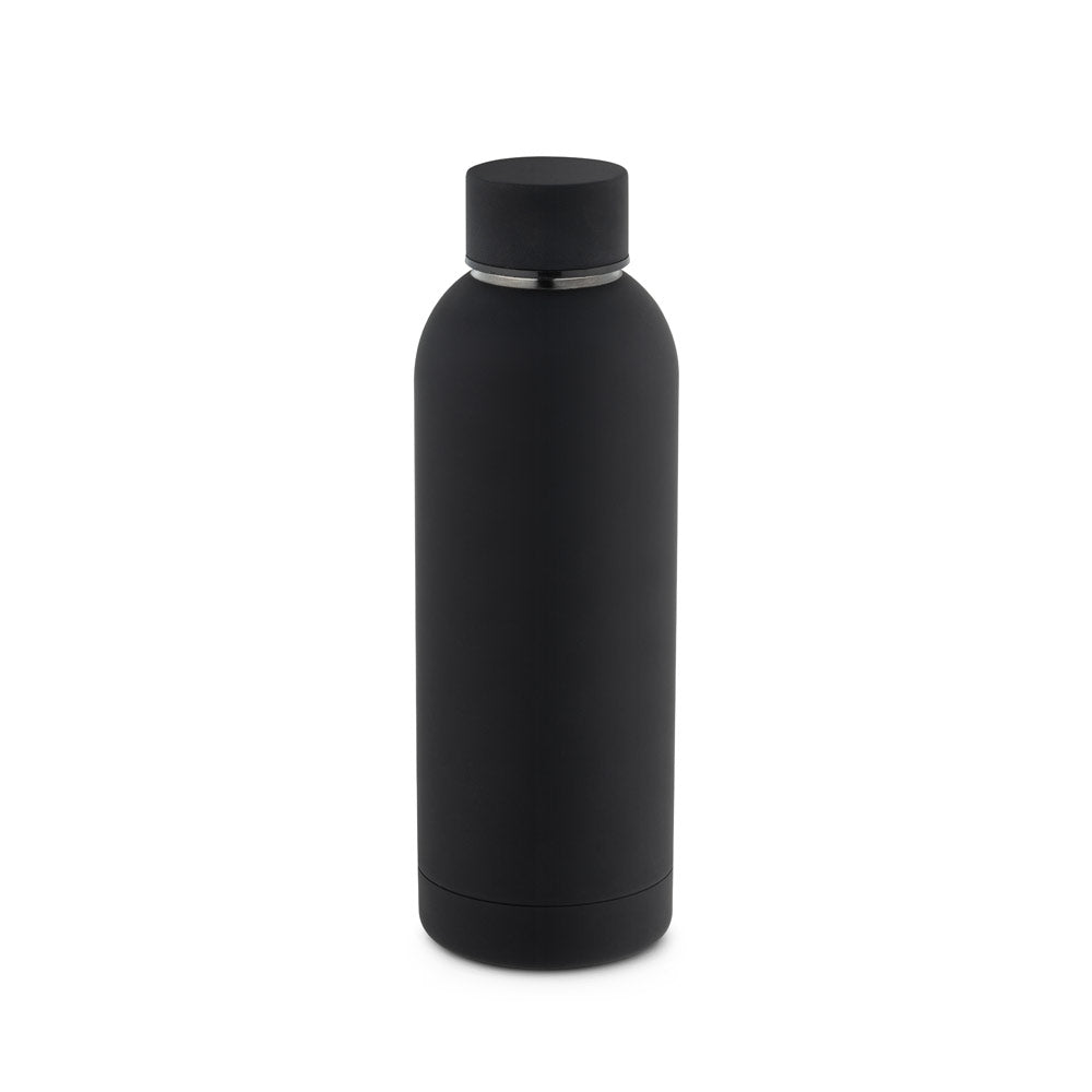 Odin. Double Wall Vacuum Stainless Steel (36% Recycled) Bottle With Rubber Coating 550 Ml