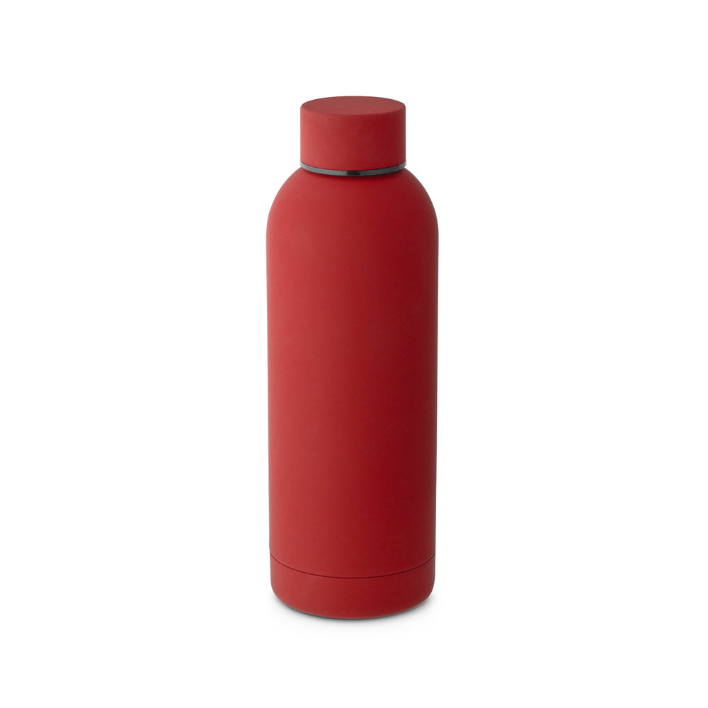 Odin. Double Wall Vacuum Stainless Steel (36% Recycled) Bottle With Rubber Coating 550 Ml