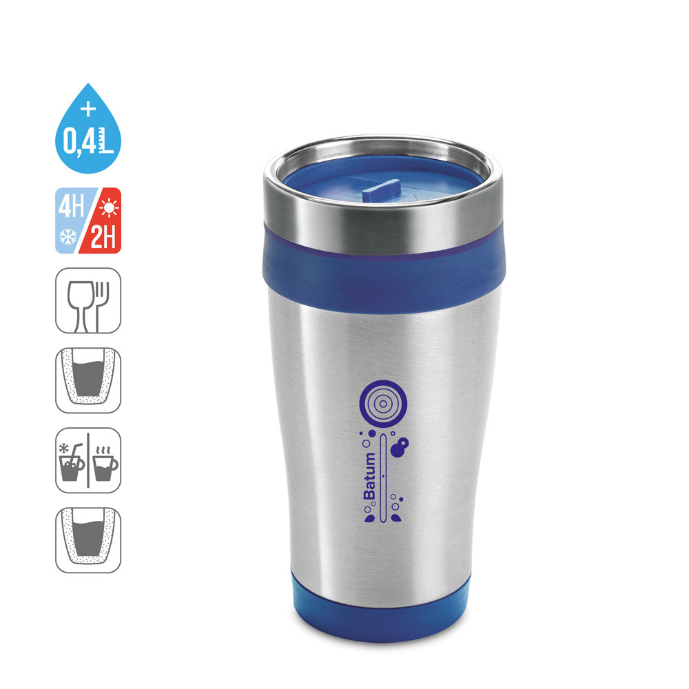 Batum. 420 Ml Stainless Steel And Pp Travel Cup