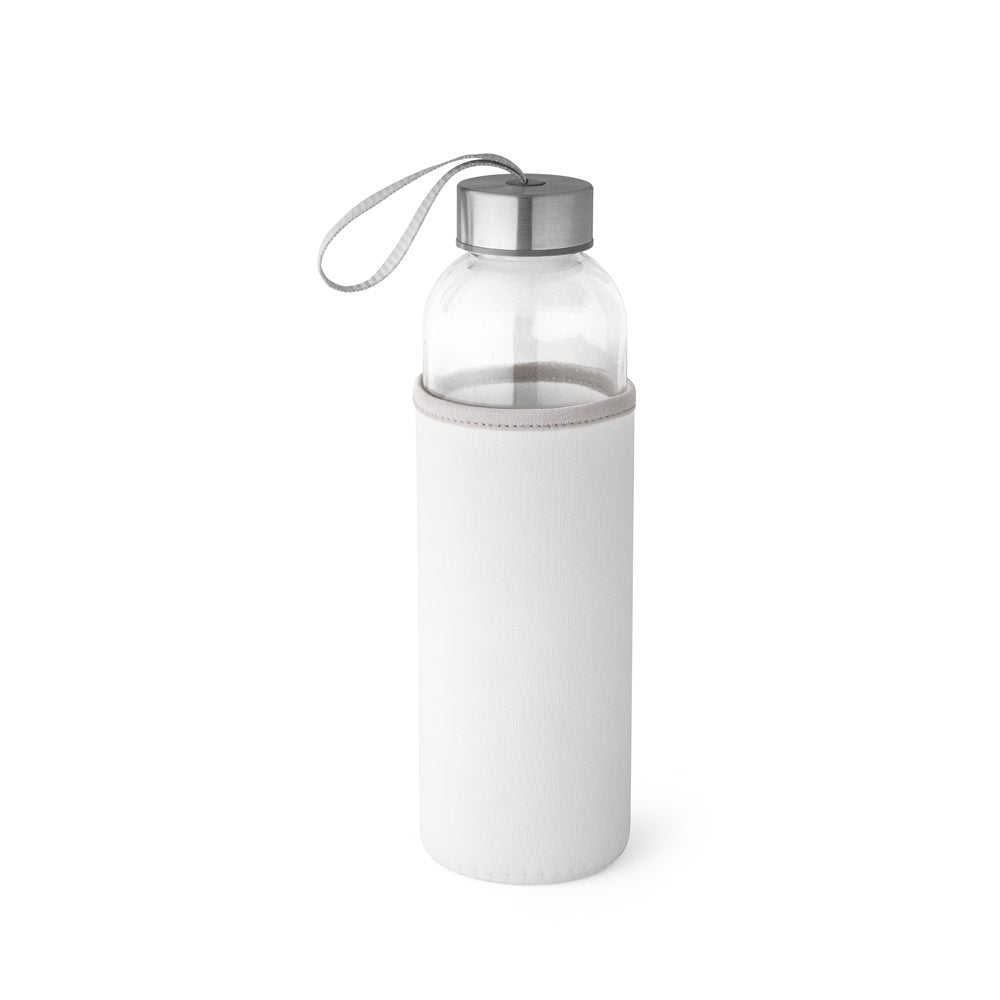 Raise. Glass And Stainless Steel Sport Bottle 520 Ml