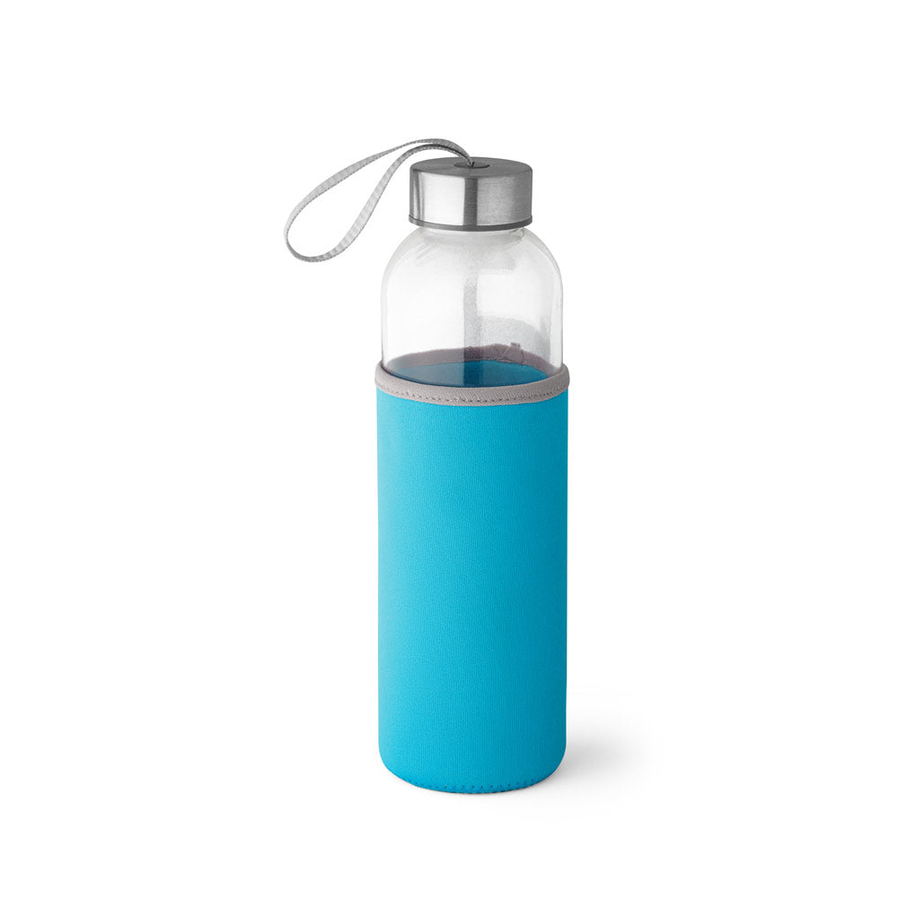 Raise. Glass And Stainless Steel Sport Bottle 520 Ml