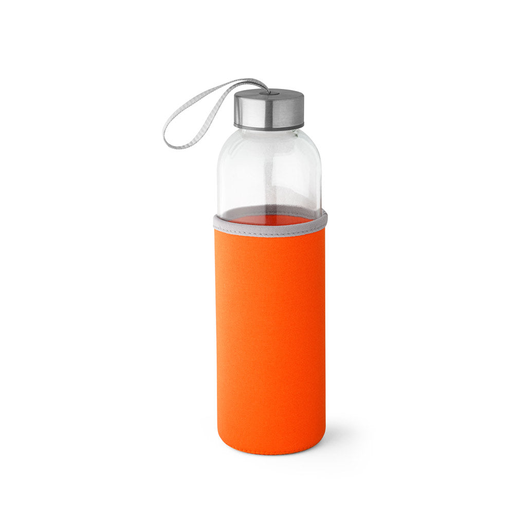 Raise. Glass And Stainless Steel Sport Bottle 520 Ml