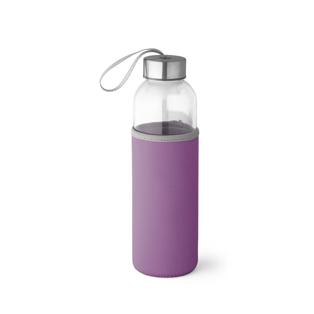 Raise. Glass And Stainless Steel Sport Bottle 520 Ml