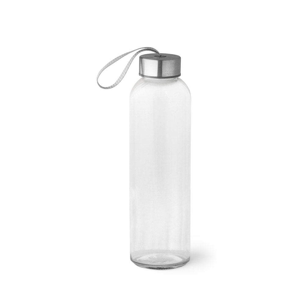Raise. Glass And Stainless Steel Sport Bottle 520 Ml