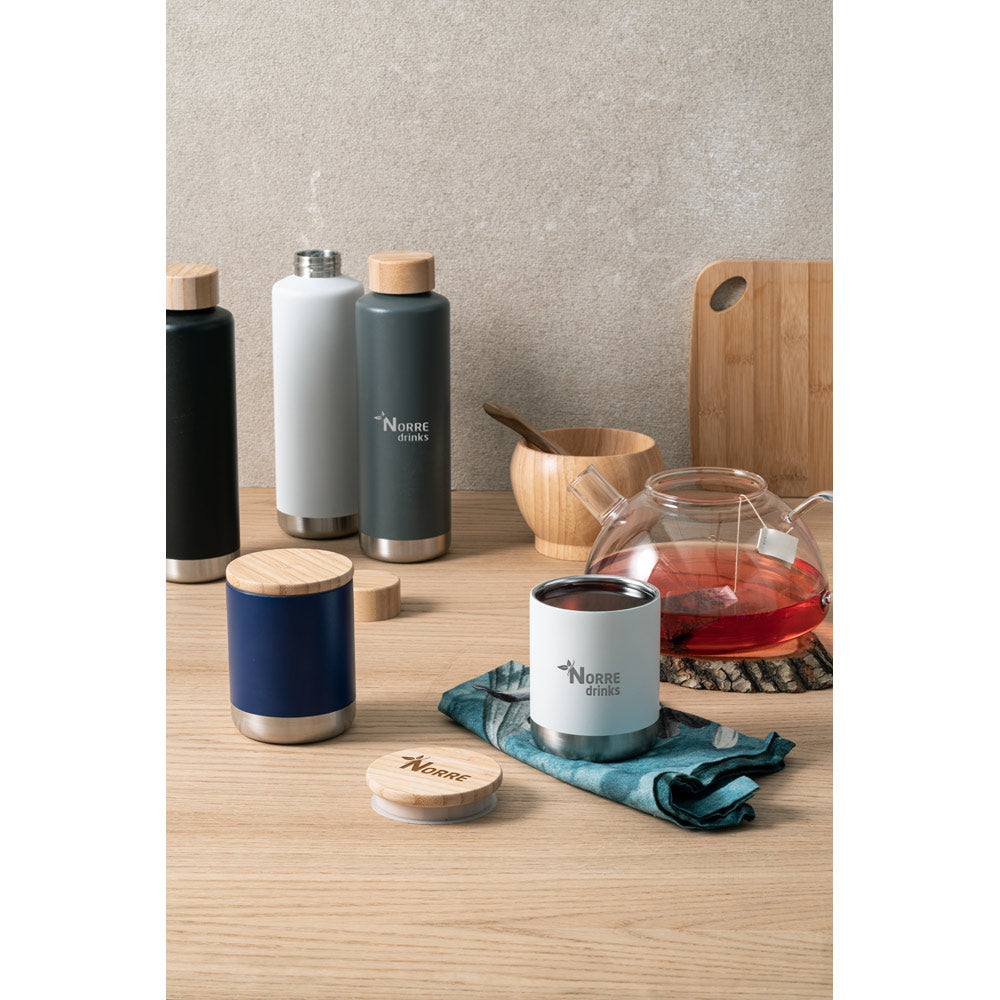 Norre Bottle. Double Wall Stainless Steel (36% Recycled) Vacuum Insulated Bottle 640 Ml
