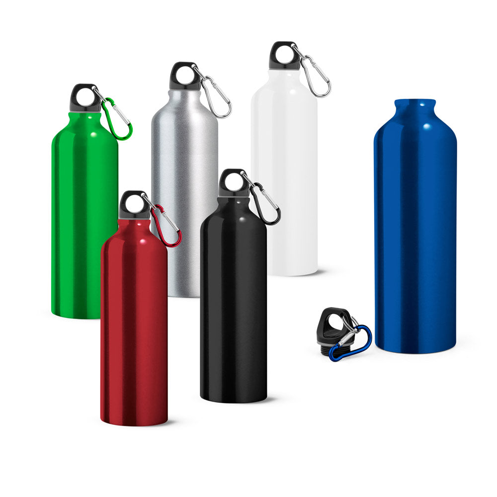 Landscape L. Aluminium Sports Bottle With Carabiner 800 Ml