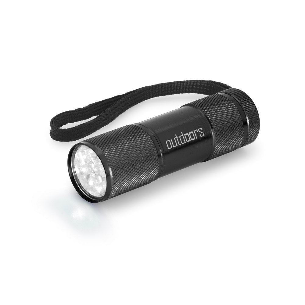 Flashy. Aluminum Flashlight With 9 Leds