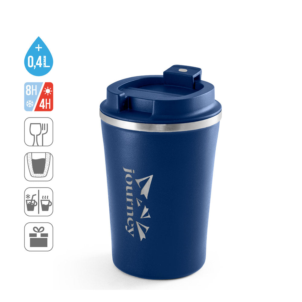 Phelps. Stainless Steel And Pp Travel Cup 470 Ml