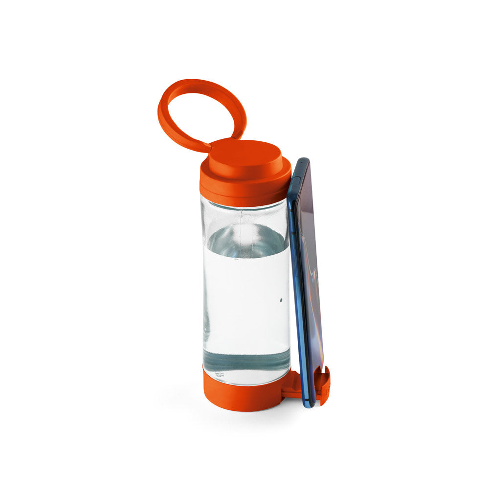 Quintana. Glass Sports Bottle With Pp Cap 390 Ml