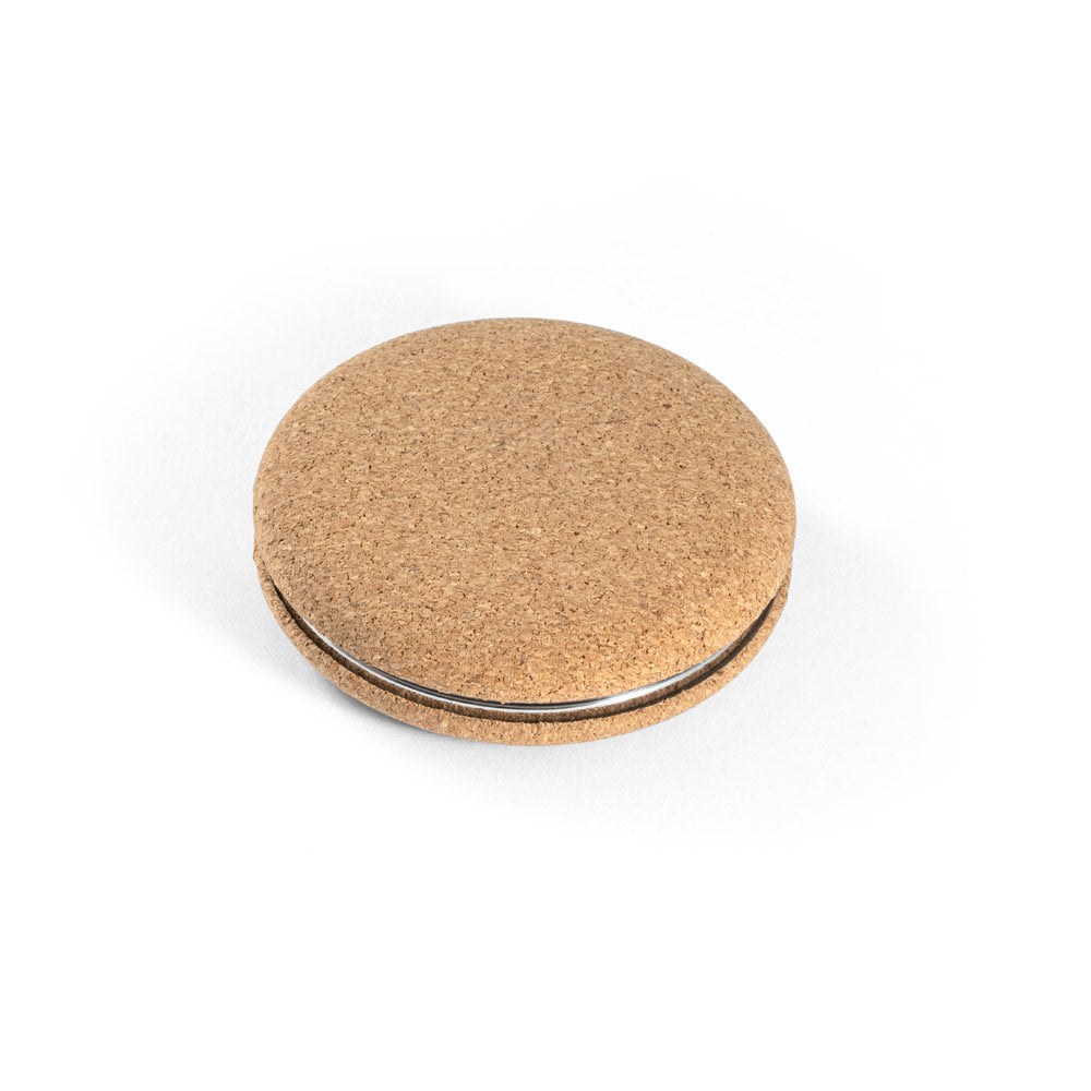 Tilbury. Folding Cosmetic Mirror In Cork