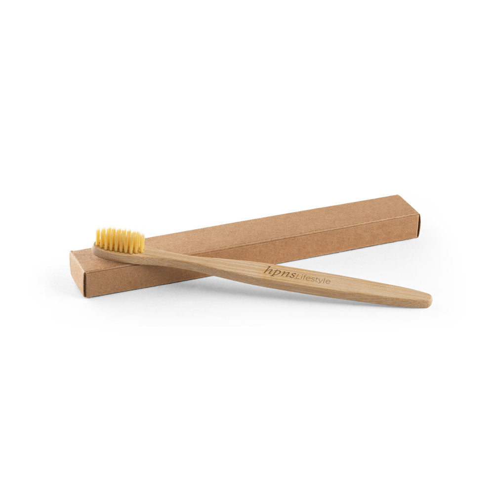 Delany. Toothbrush With Bamboo Body And Nylon Bristles