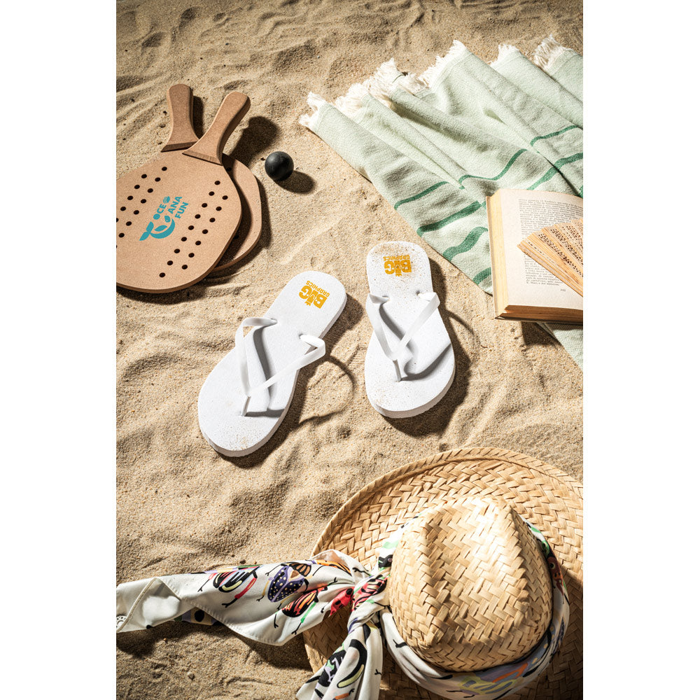 Maupiti S / M. Comfortable Slippers With Pe Sole And Pvc Strap