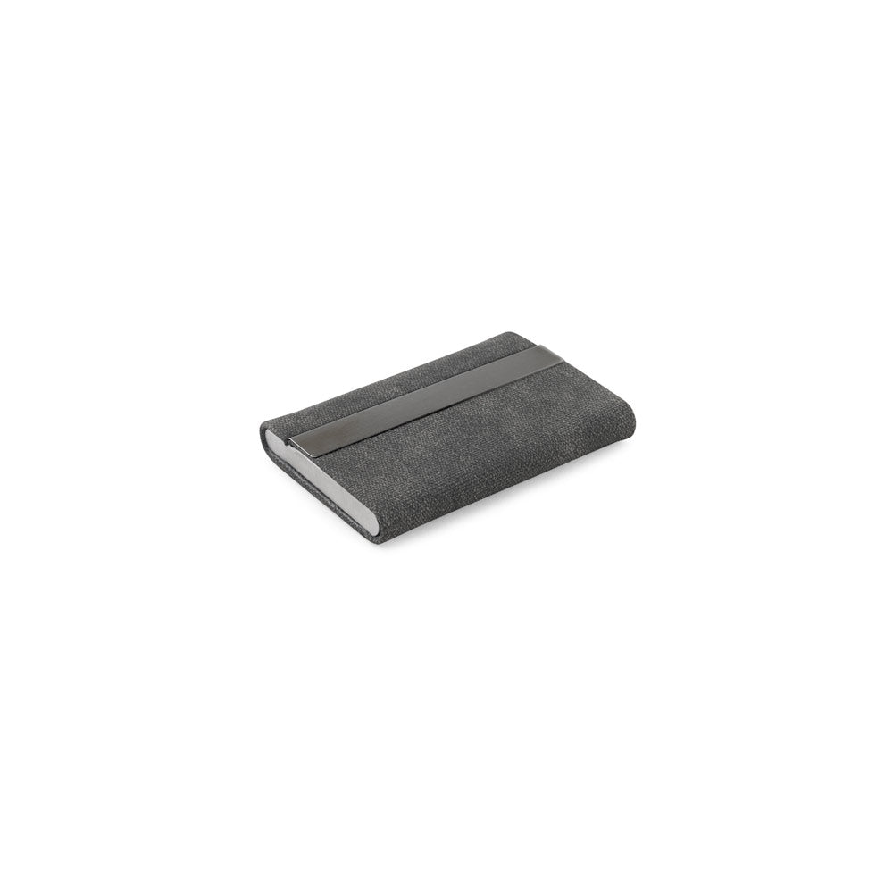 Vaughn. Set Consisting Of A Card Holder And A Key Holder, Both Made Of Metal And Recycled Polyester (30% Rpet)