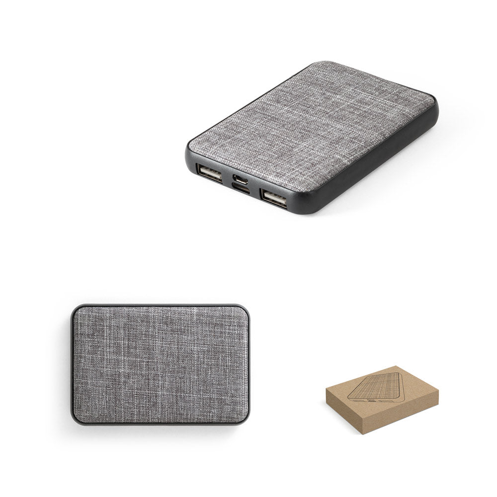 Renewal Battery. Power Bank 5.000 Mah In Recycled Pet (100% Rpet)