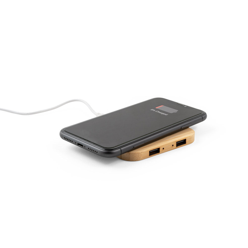Dalton. Superfast 15W Bamboo Wireless Charger