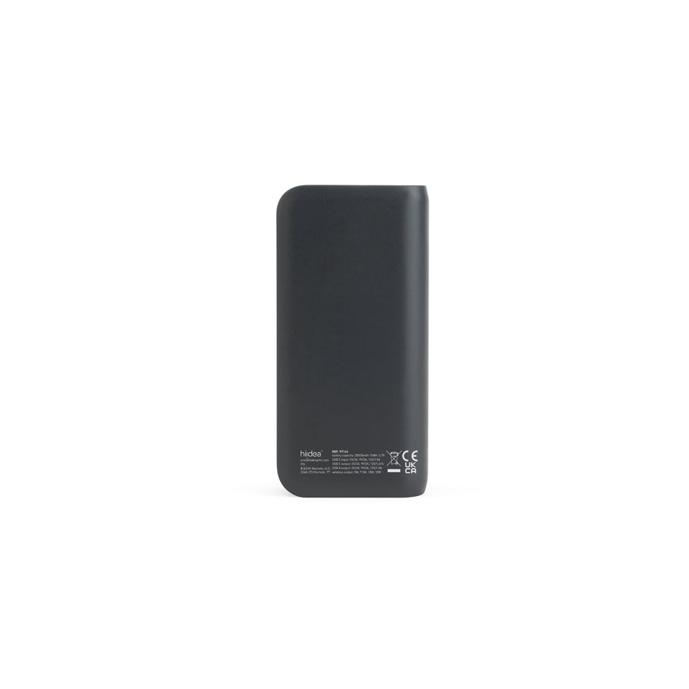 Becker 20. 20.000 Mah Power Bank In Recycled Abs (100% Rabs) With 15W Superfast Wireless Charger