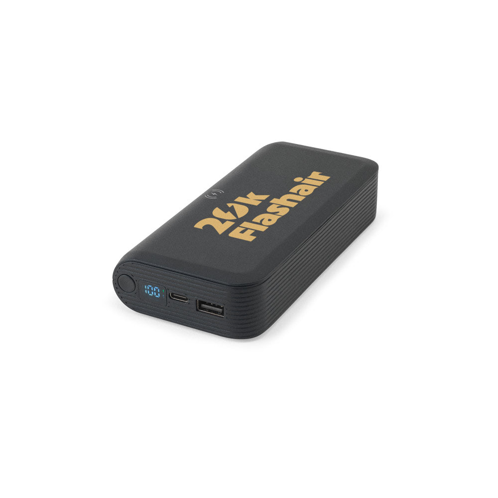 Becker 20. 20.000 Mah Power Bank In Recycled Abs (100% Rabs) With 15W Superfast Wireless Charger