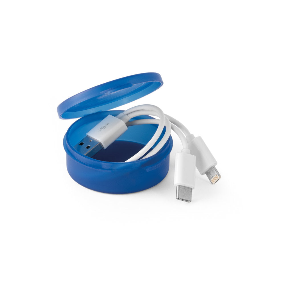 Emmy. 3 In 1 Usb Cable In Abs And Pvc
