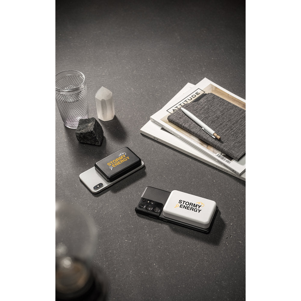 Ampere 10. 10.000 Mah Magnetic Power Bank With 15W Superfast Wireless Charger In Recycled Abs (100% Rabs)
