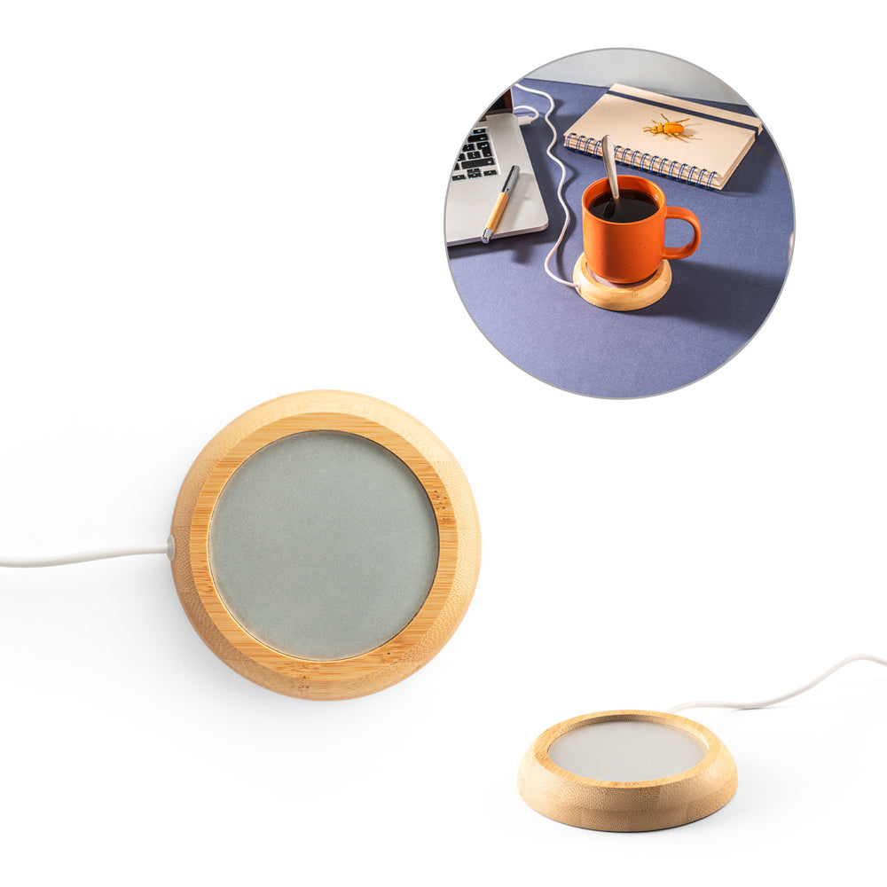Gates. Mug Warmer With Bamboo Body