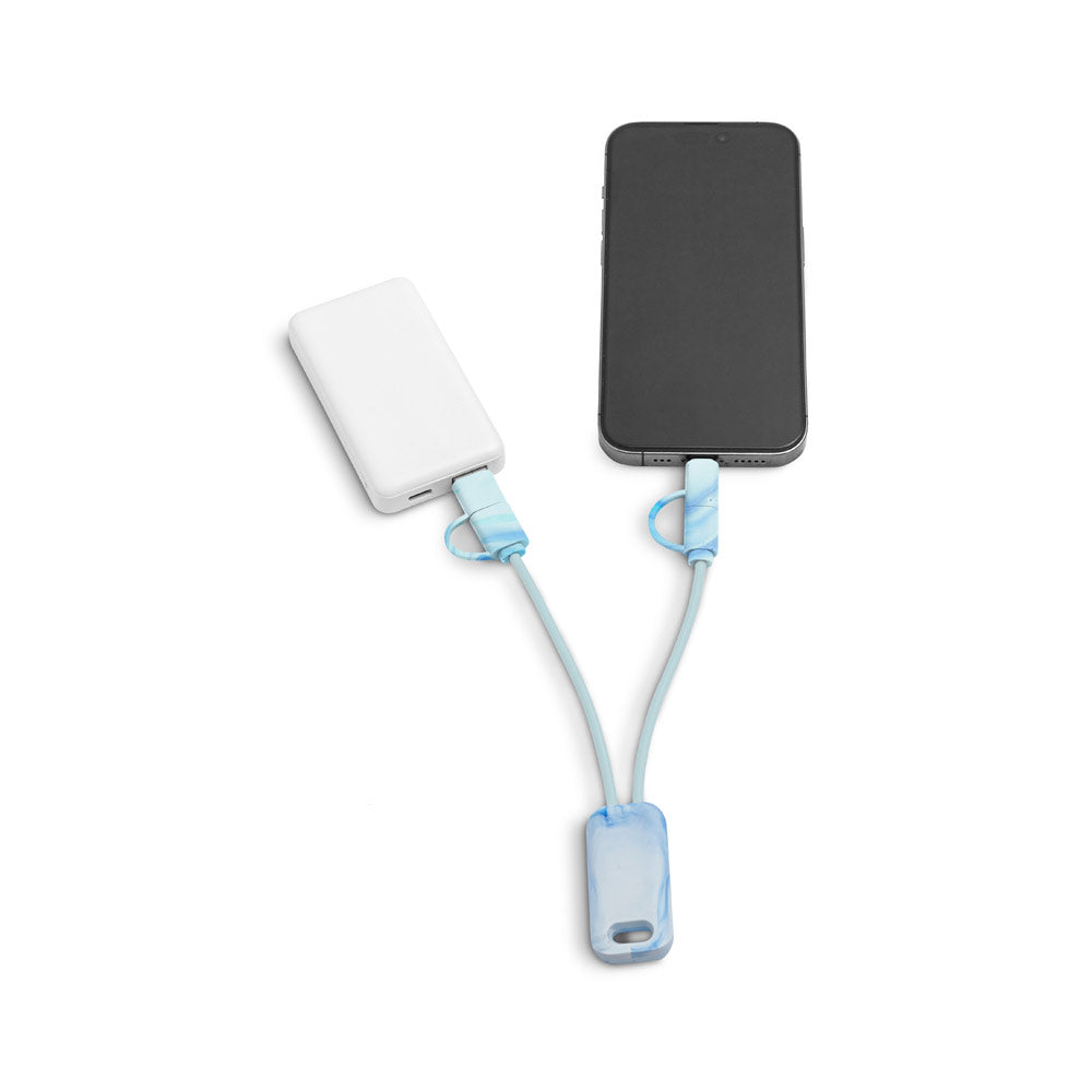 Berners. Superfast 6-In-1 Usb Cable In Recycled Pet (100% Rpet)