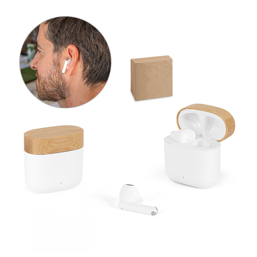 Cobain. Wireless Headphones With 5H Of Autonomy In Recycled Abs (100% Rabs) And Bamboo