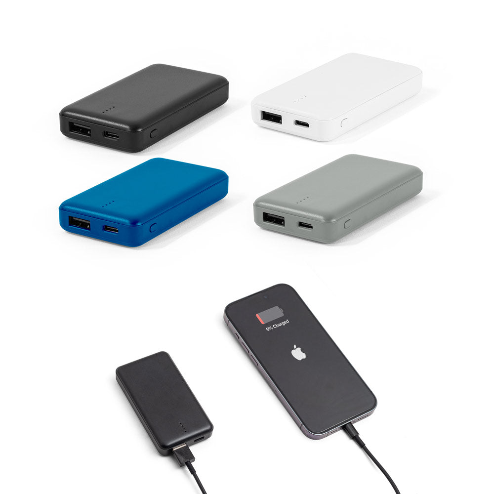 Sheryl. Power Bank 4.000 Mah In Recycled Abs (100% Rabs)