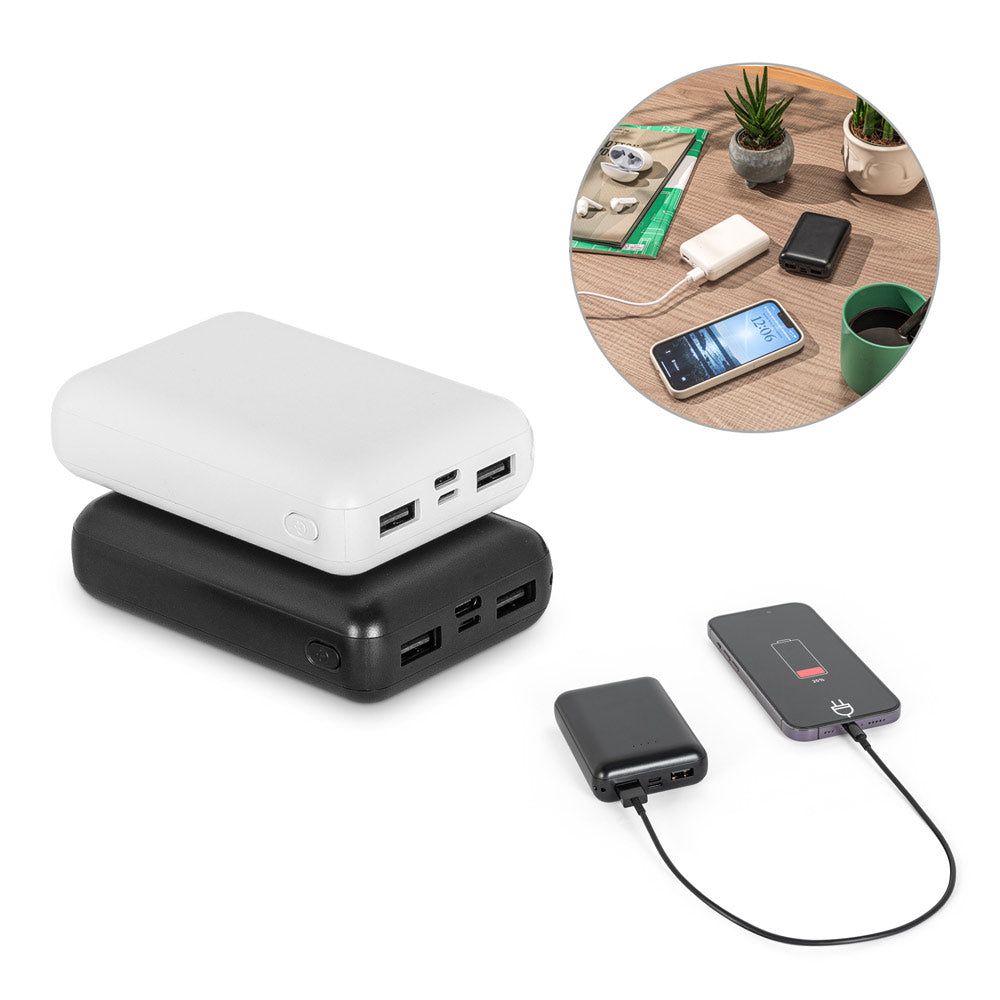 Leakey 10. Power Bank 10'000 Mah In Recycled Abs (100% Rabs)