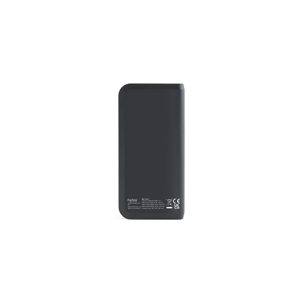 Becker 10. 10.000 Mah Power Bank In Recycled Abs (100% Rabs) With 15W Superfast Wireless Charger