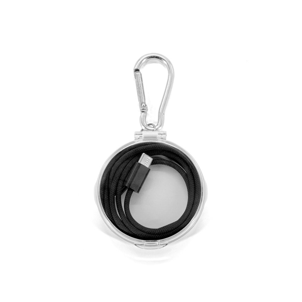 Jemison. Usb-C To Usb-C Cable With Braided Cord (60W), Made From Abs, Stainless Steel, Aluminium And Polyester