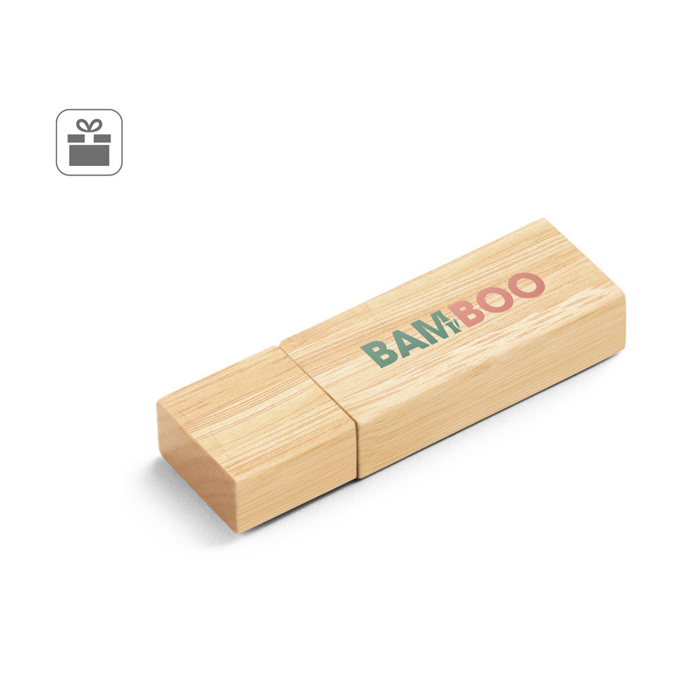 Venter 8Gb. Usb Stick With 8Gb In Bamboo