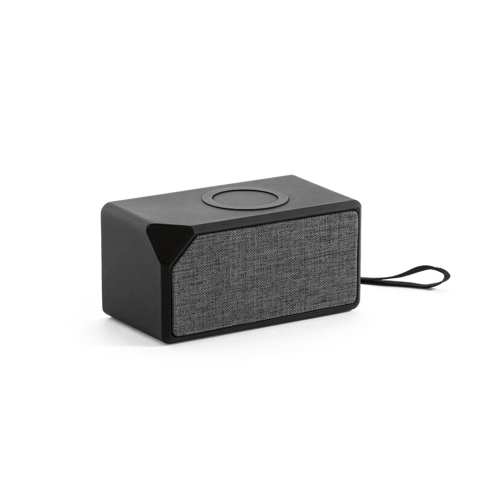 Grubbs. Abs Portable Speaker With Wireless Charging