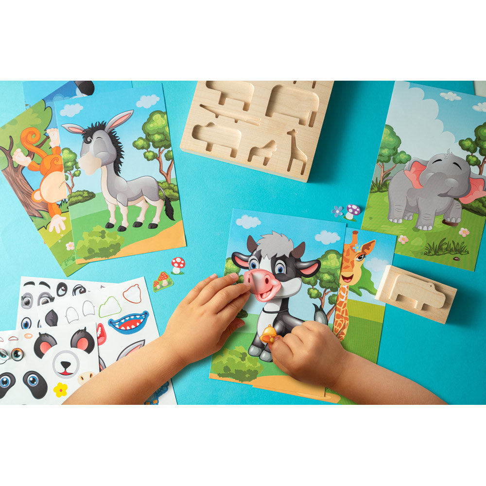 Madagascar. Sticker Set With Six Sheets