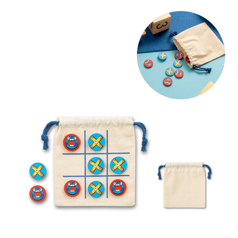 Crosses. Classic 10-Piece Plywood Tic Tac Toe Game