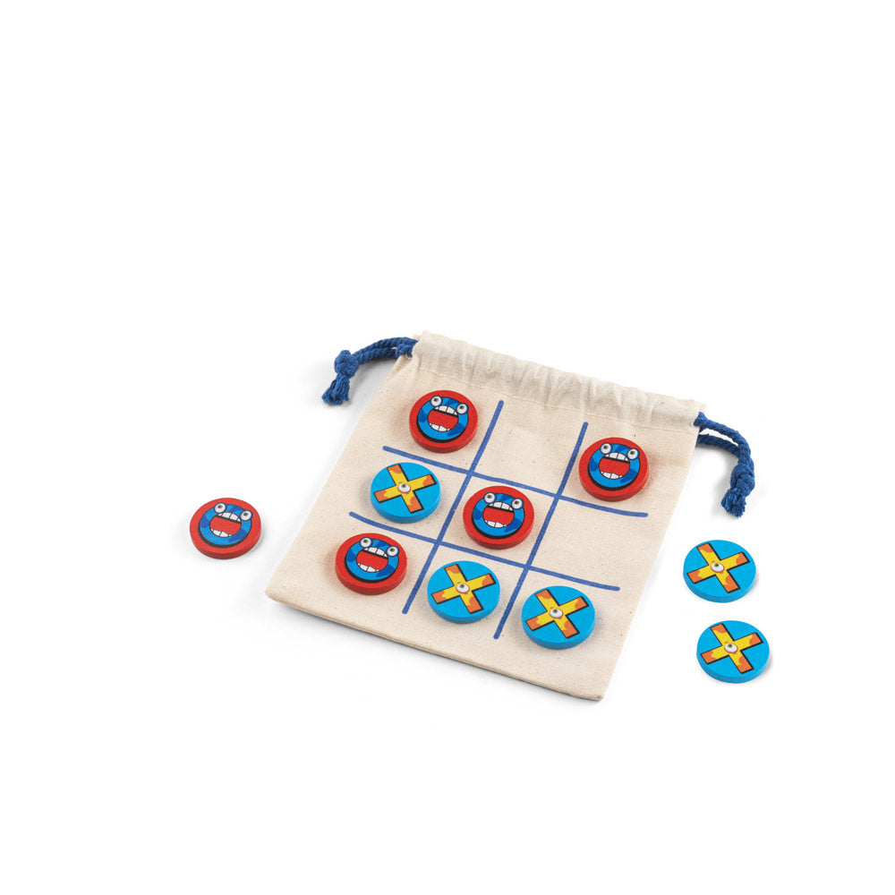Crosses. Classic 10-Piece Plywood Tic Tac Toe Game