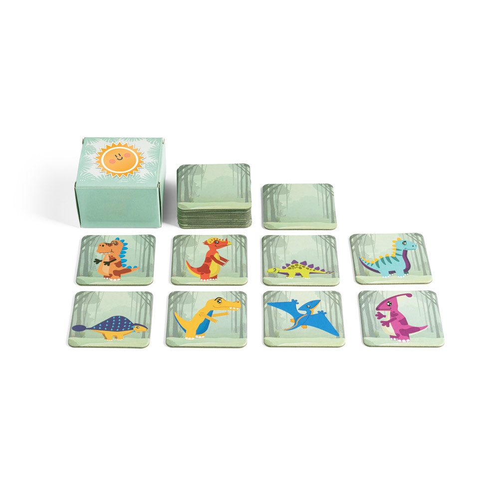 Triceratops. 20 Piece Memory Game