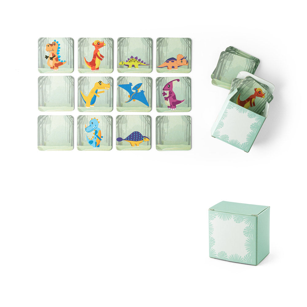 Triceratops. 20 Piece Memory Game