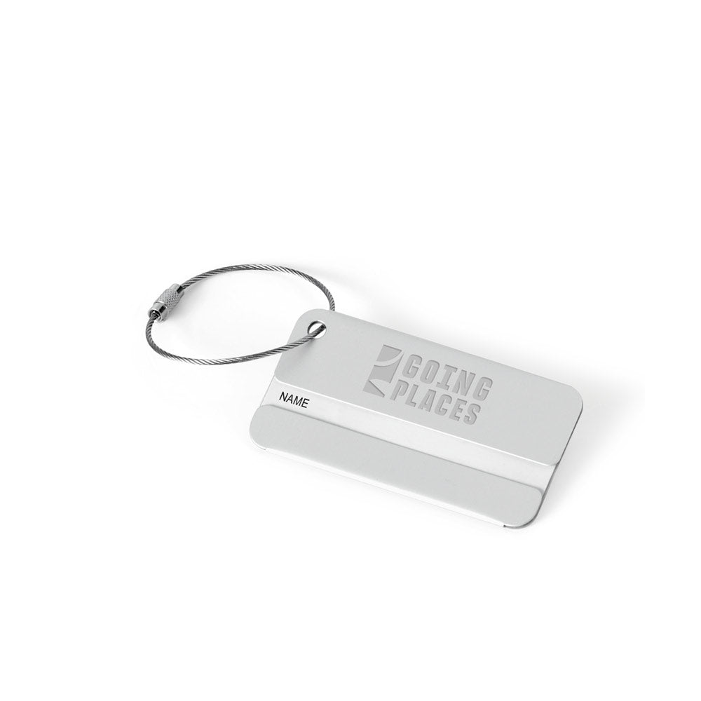 Emil. Aluminium Luggage Tag