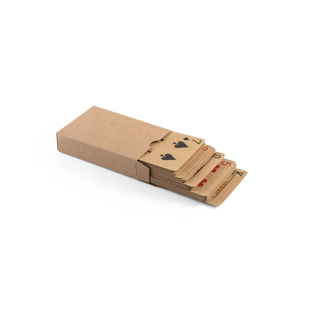 Fischer. Deck Of 54 Classic Cards In Kraft Paper, Made From Fsc™ Certified Material And Other Controlled Materials