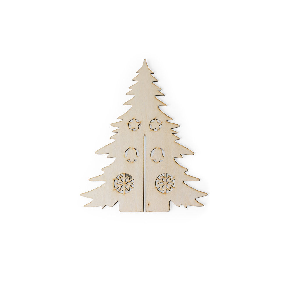 Pinery. Collapsible Wooden Christmas Tree To Colour