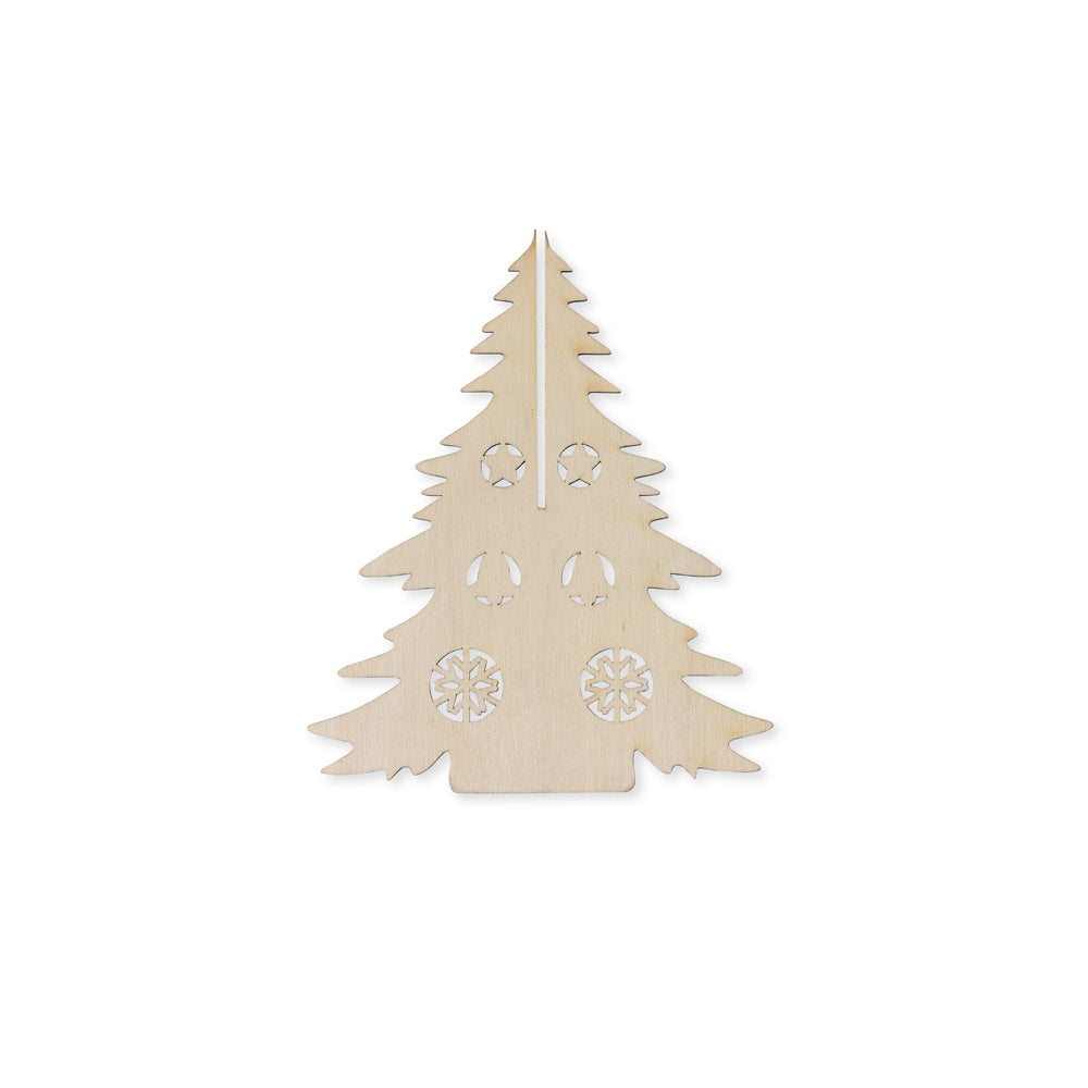 Pinery. Collapsible Wooden Christmas Tree To Colour