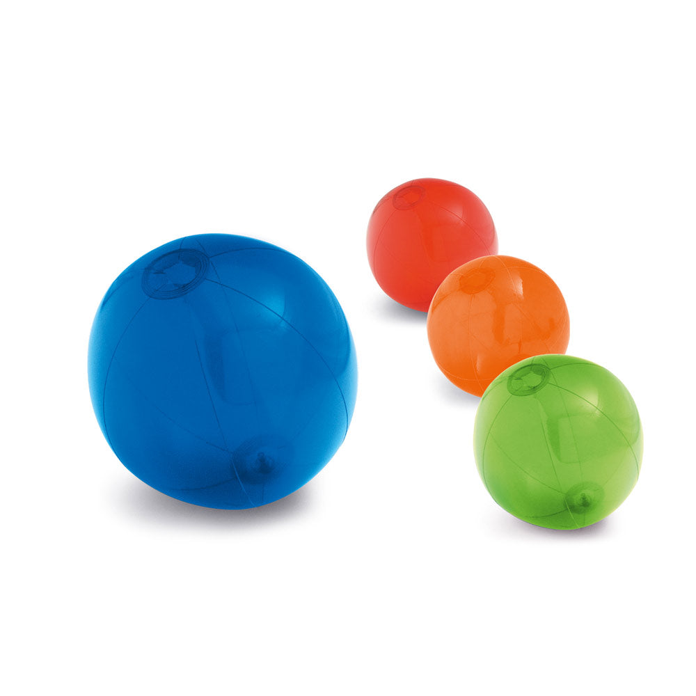 Peconic. Inflatable Beach Ball In Translucent Pvc
