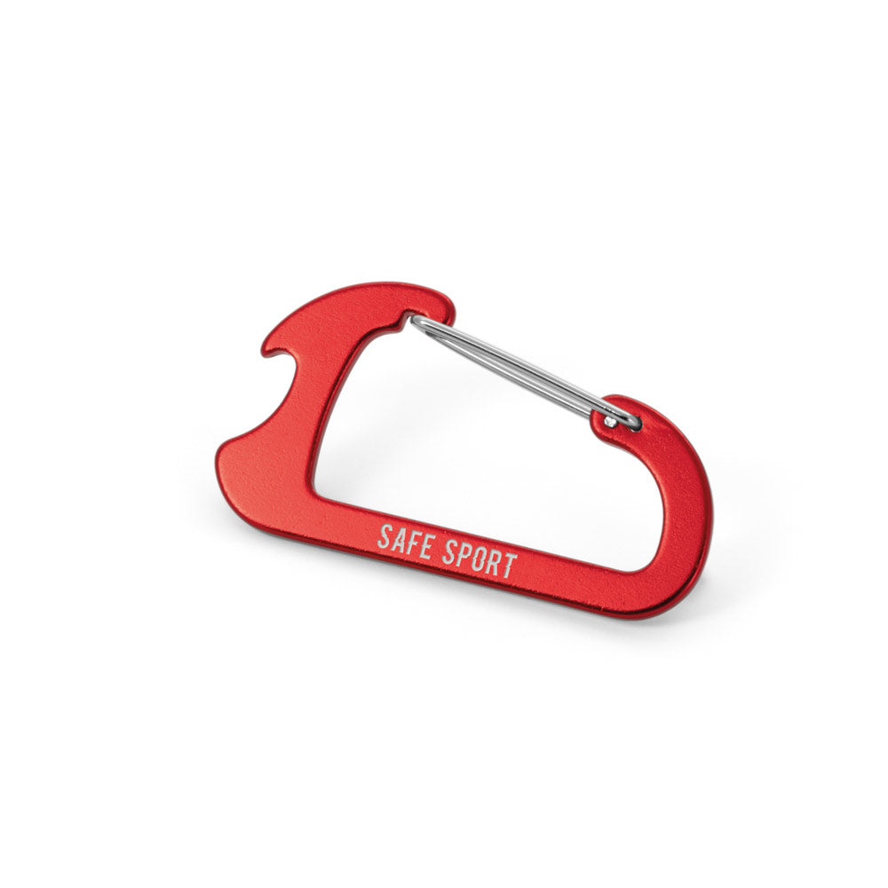 Close. Carabiner With Aluminium Capsule Opener