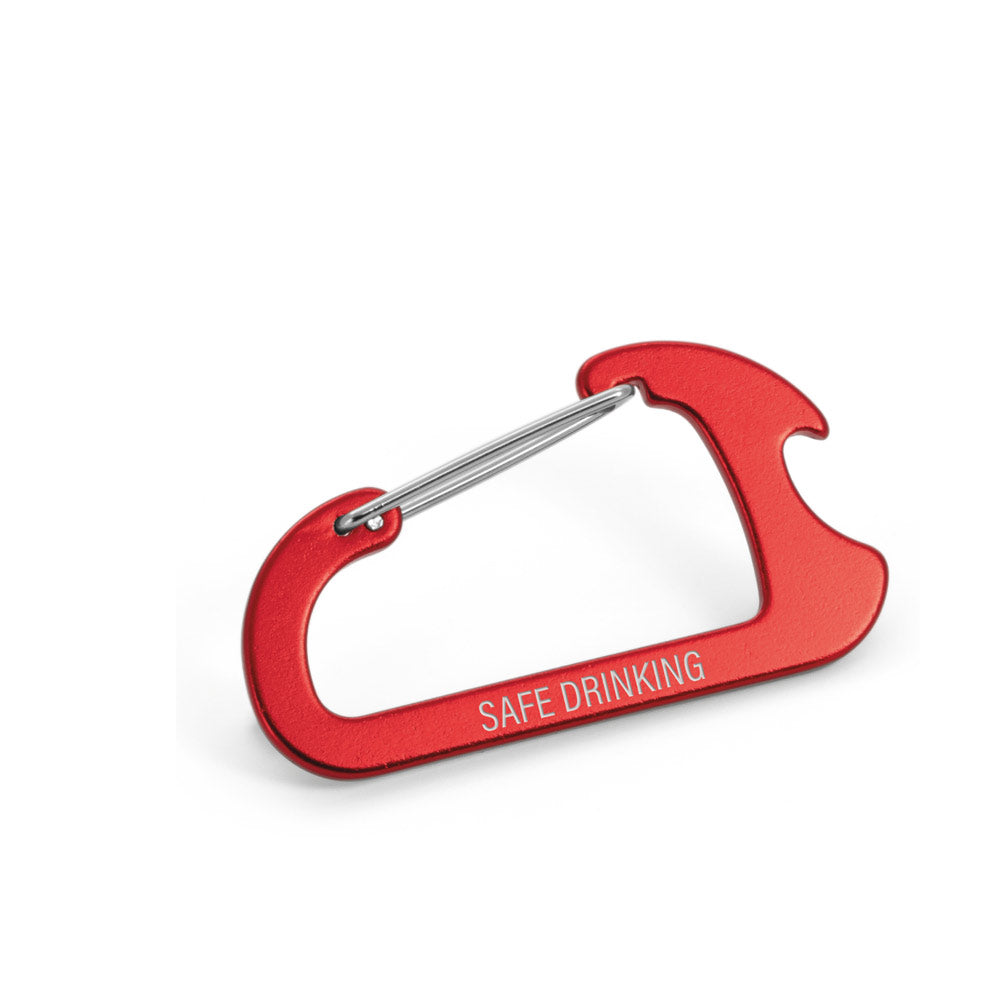 Close. Carabiner With Aluminium Capsule Opener
