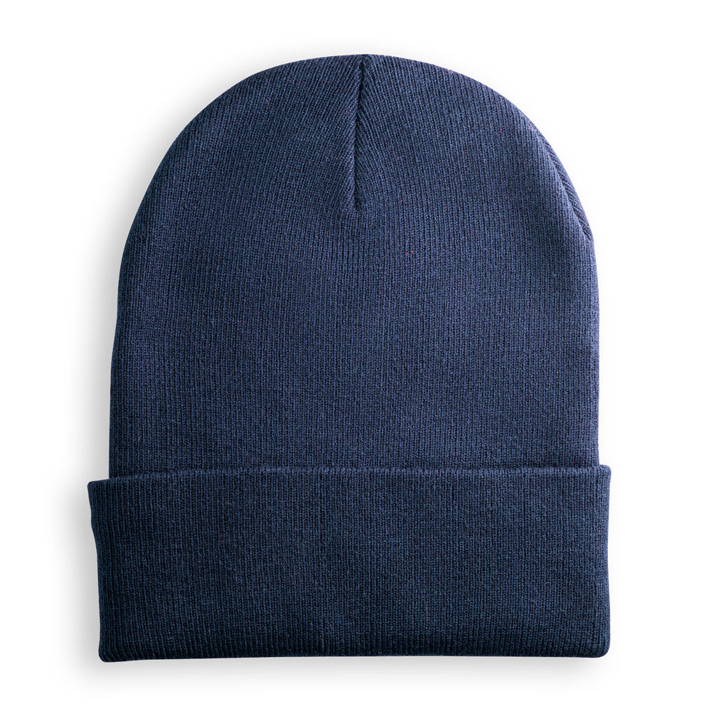 Carl. Recycled Polyester (100% Rpet) Double-Layered Soft Knit Unisex Beanie