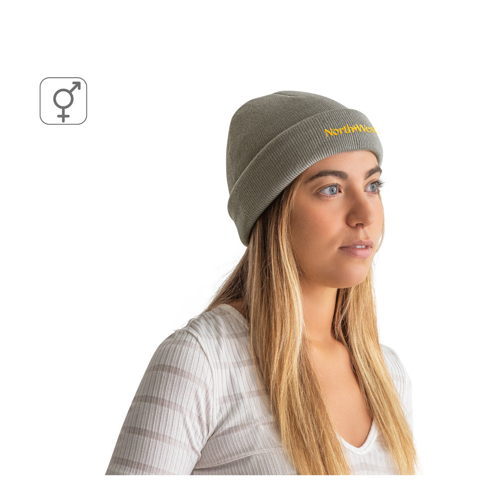 Carl. Recycled Polyester (100% Rpet) Double-Layered Soft Knit Unisex Beanie