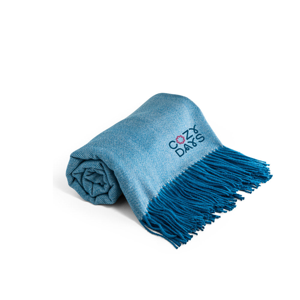 Smooth. 100% Acrylic Blanket With Ribbon And Personalisation Card (270 G/M²)